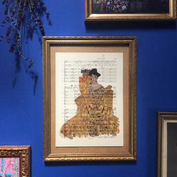 Portrét Adele Bloch-Bauerové I plakát 19,1 x 26,6 cm