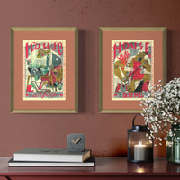 Houseband a House Wifey - sada plakátů 20,5 x 29,5