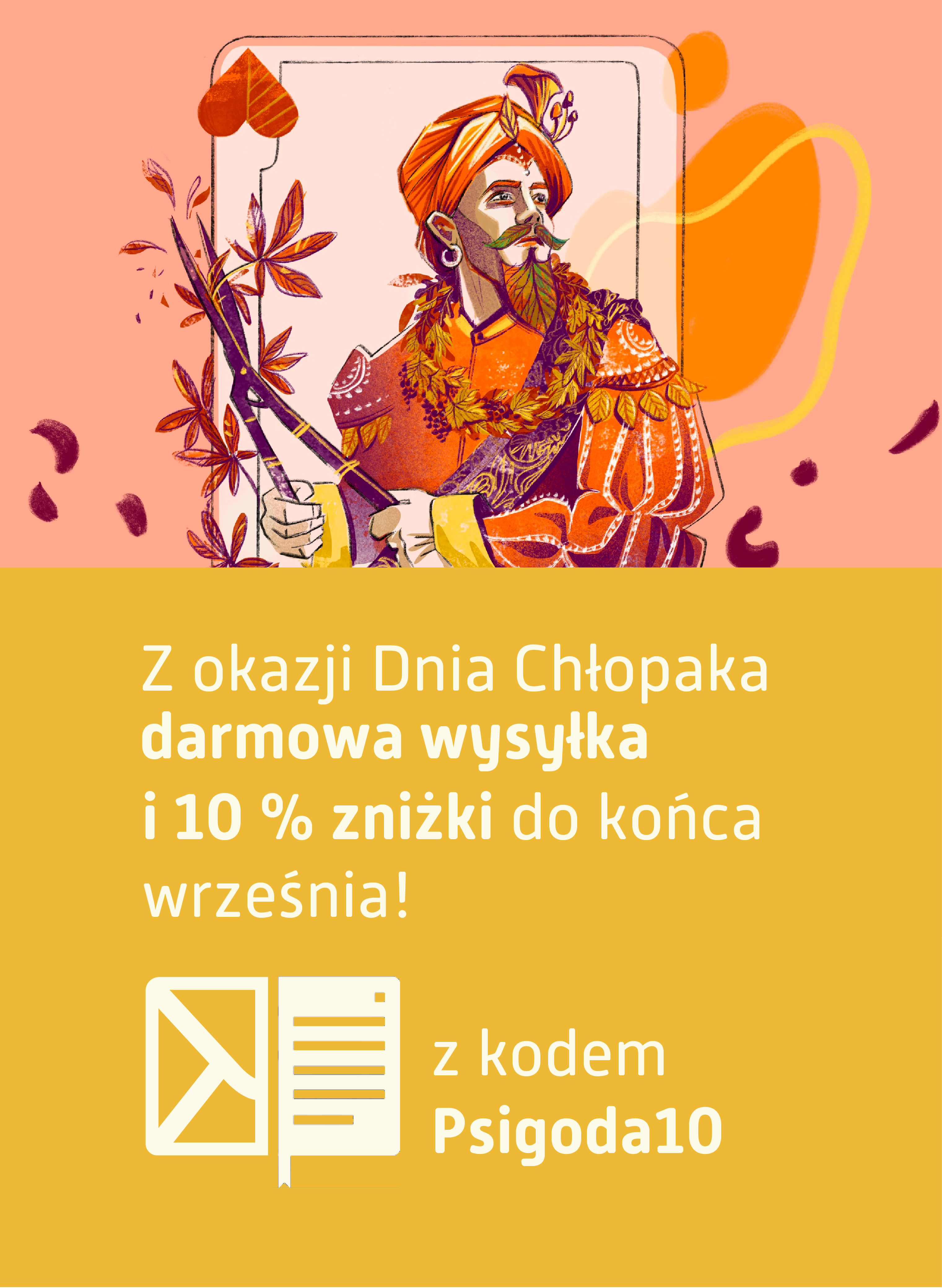 Z okazji Dnia Chłopaka -10% oraz darmowa wysyłka