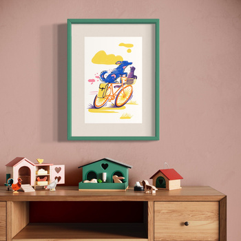 Mit Katze - Pilot - A3 Poster