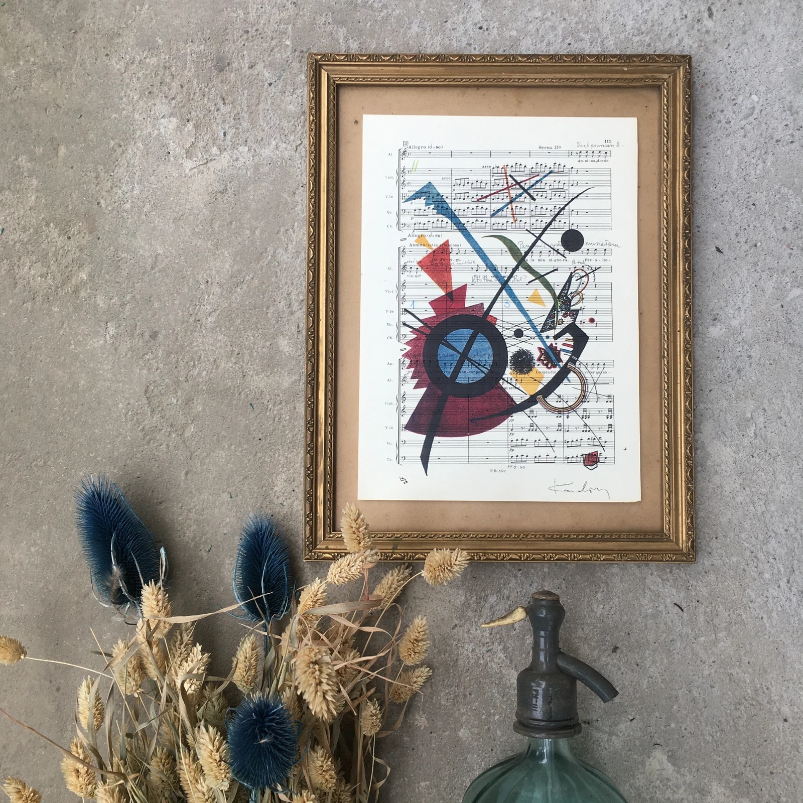超安い】 Sky Blue カンディンスキー Wassily Kandinsky 手描き油絵複製画 模写 レプリカ 肉筆絵画