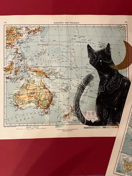 Koci księżyc na mapie